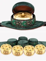 Skin-friendly Cotton Smokeless Moxibustion Bag Moxa Burner Copper Box Warm Acupuncture Heating Therapy Body Acupoint Massage
